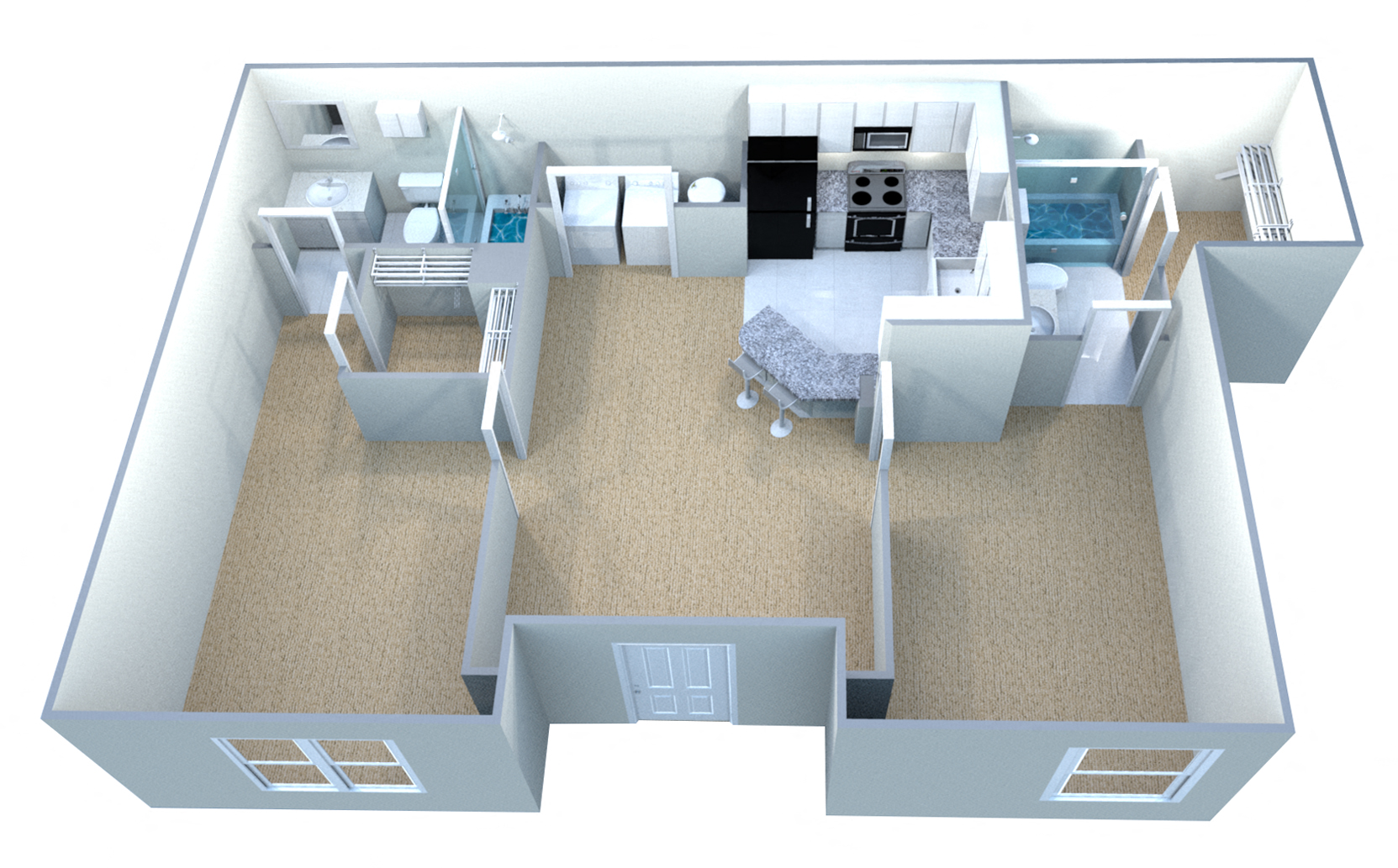 Suite A Floorplan